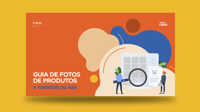 Ilustração referente à Landing Page: Como fotografar produtos na loja de materiais