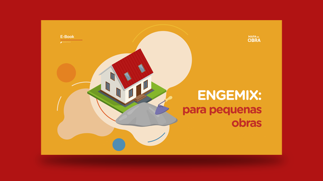 Ilustração referente à Landing Page: Concreto Engemix para pequenas obras