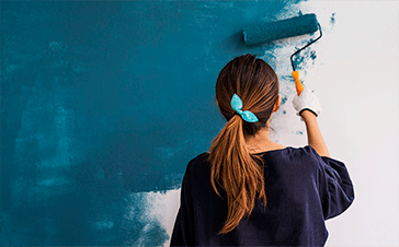 Passo a passo da pintura de parede